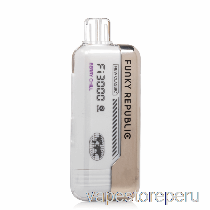 Vape Sin Nicotina Peru Funky Republic Fi3000 Desechable Berry Chill